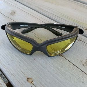Padded Motorcycle Riding Glasses with Night Lenses